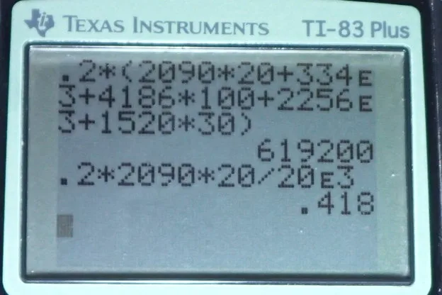 Calculator screenshot