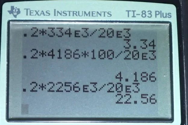 Calculator screenshot