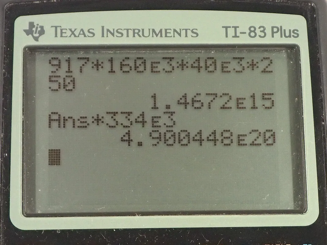 Calculator screenshot
