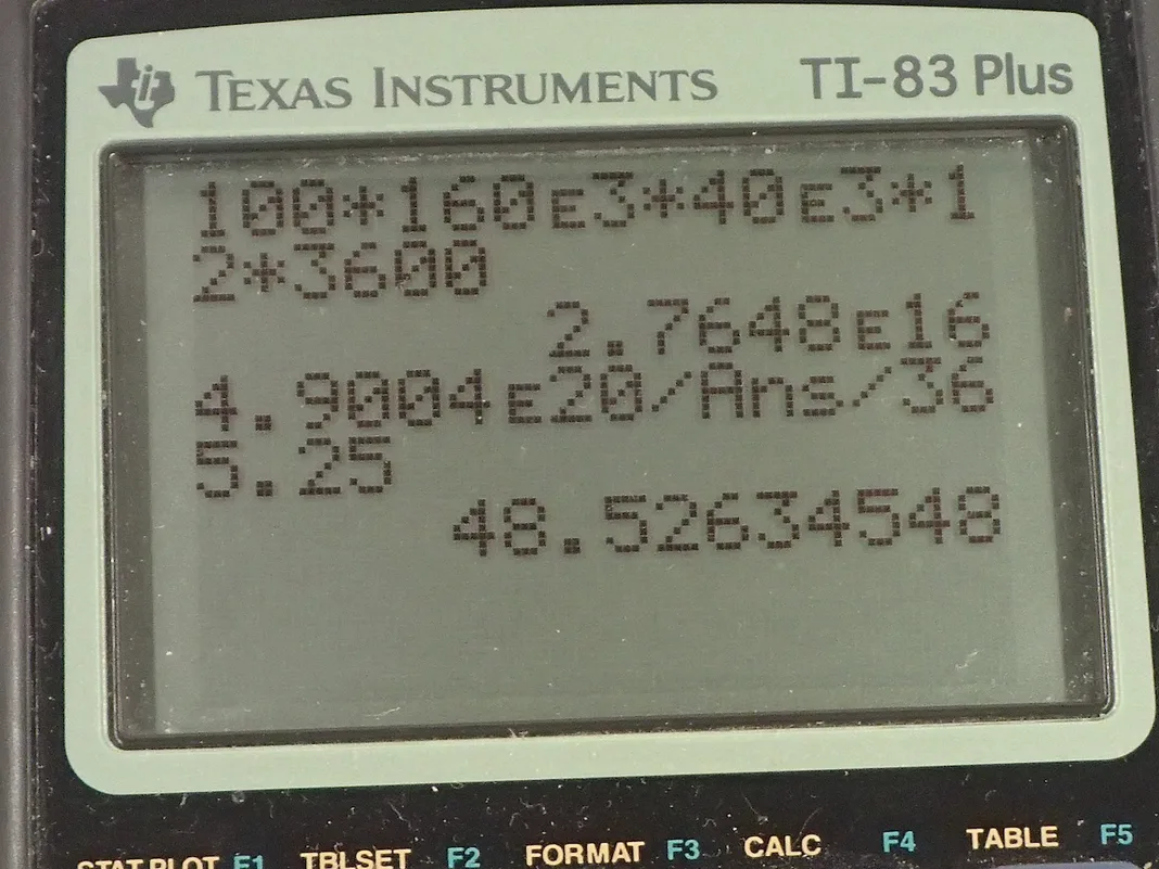 Calculator screenshot