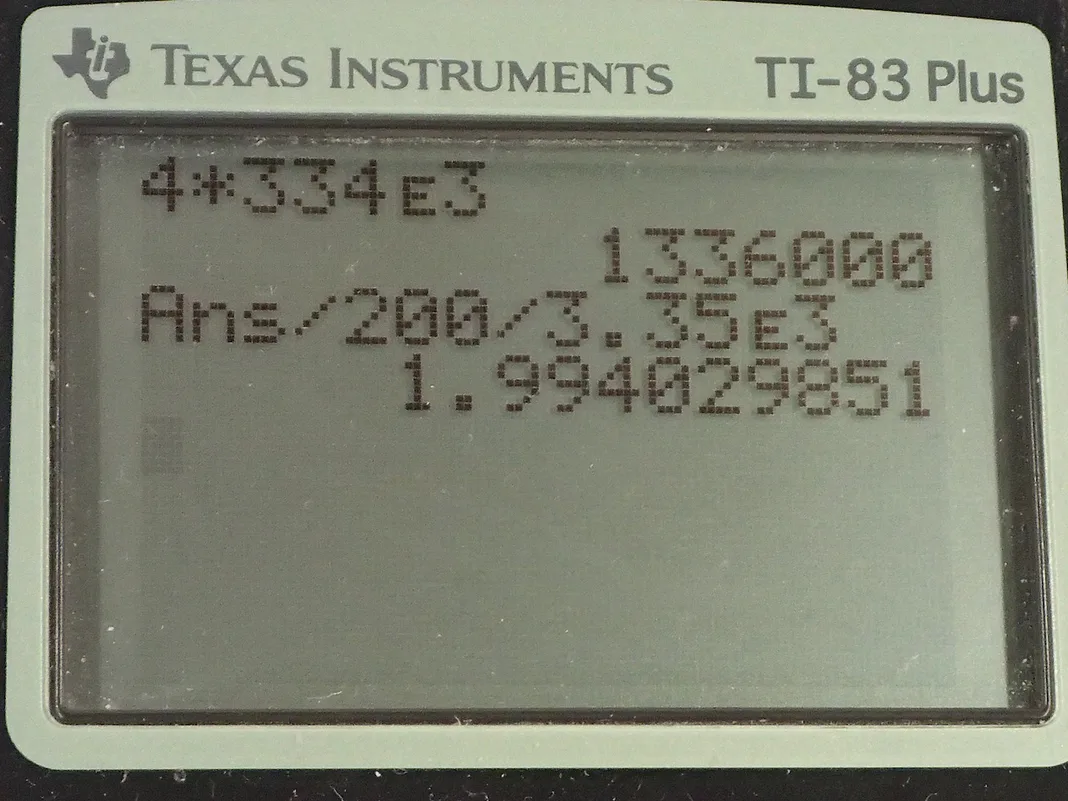 Calculator screenshot