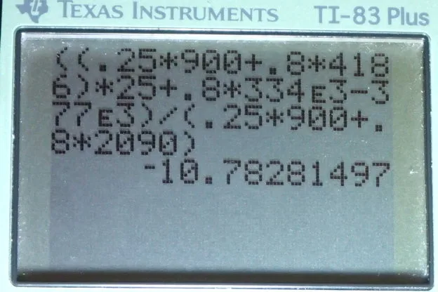 Calculator screenshot