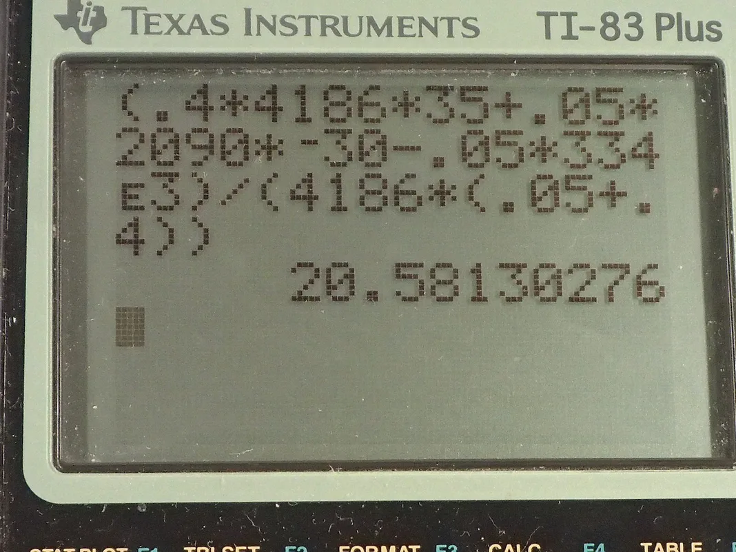 Calculator screenshot