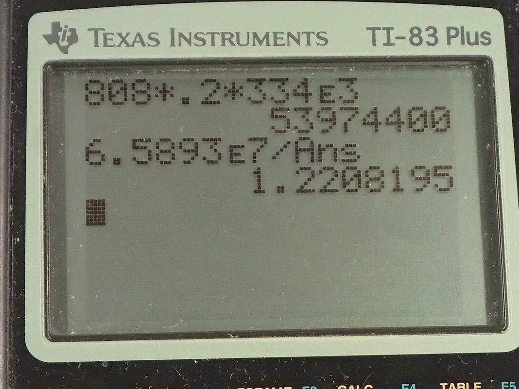 Calculator screenshot