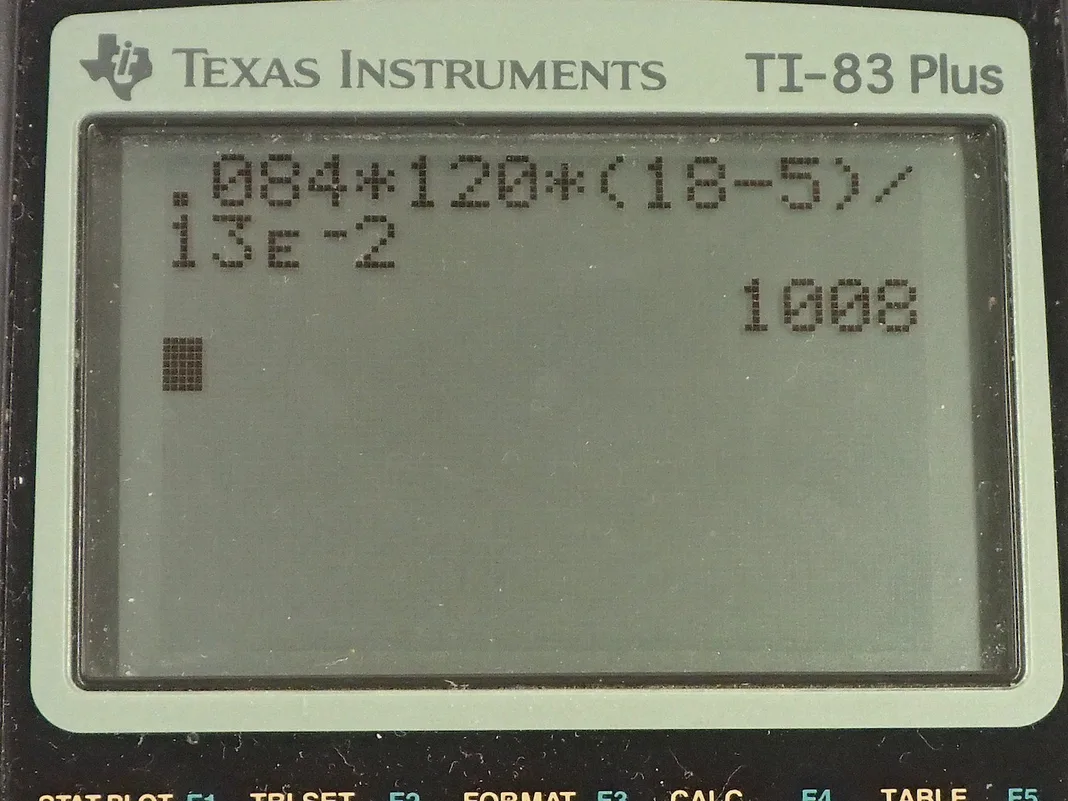 Calculator screenshot