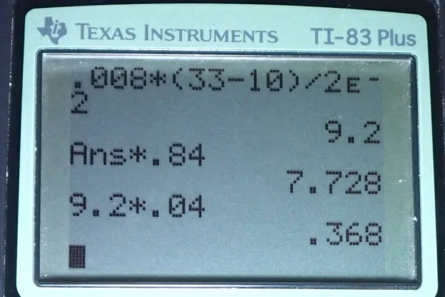 Calculator screenshot