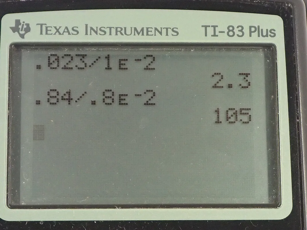 Calculator screenshot