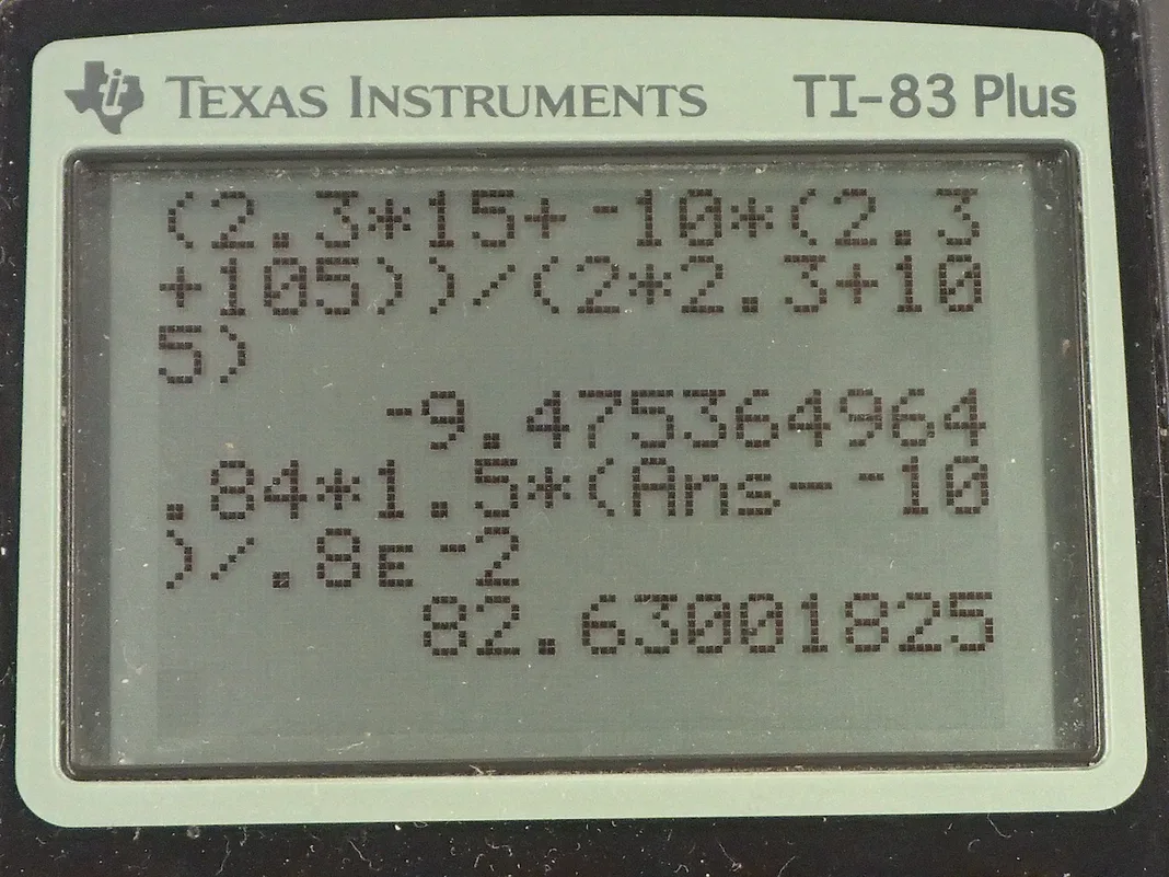 Calculator screenshot
