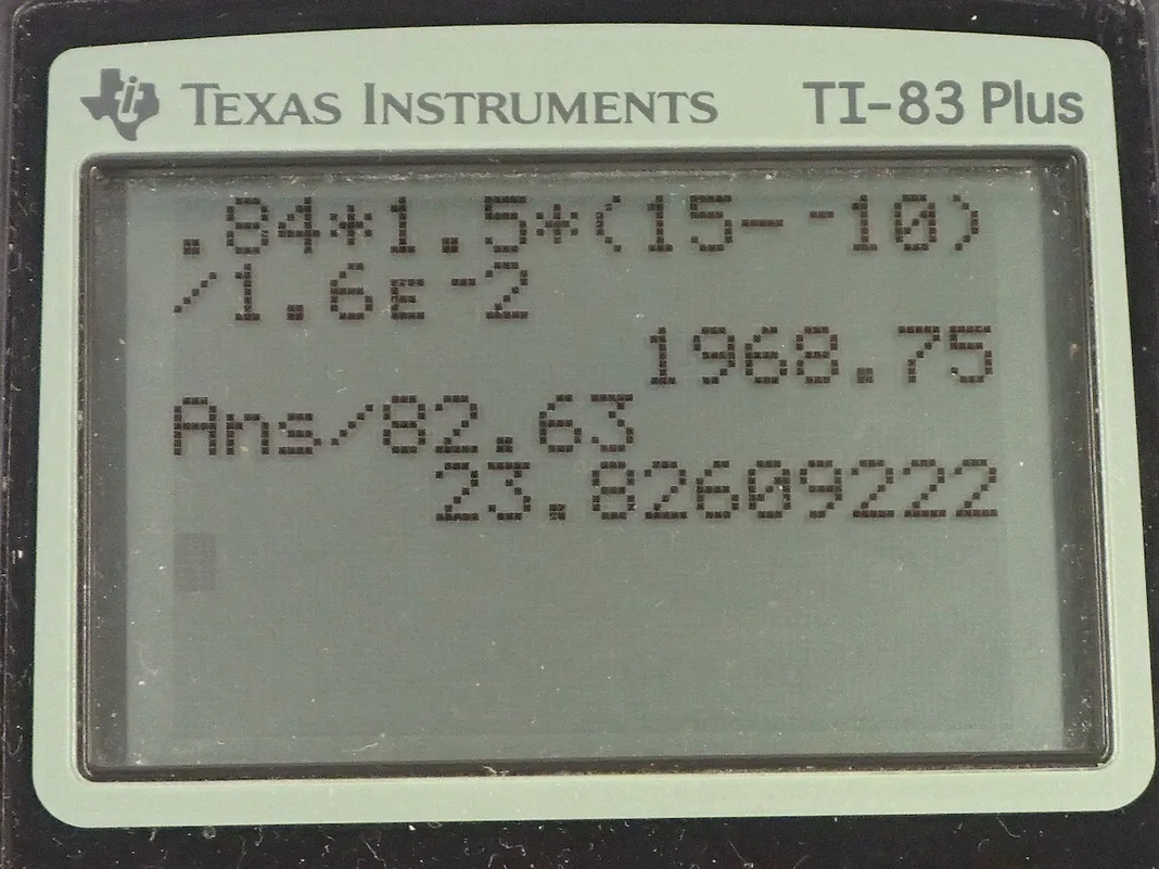 Calculator screenshot