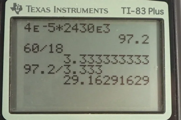 Calculator screenshot
