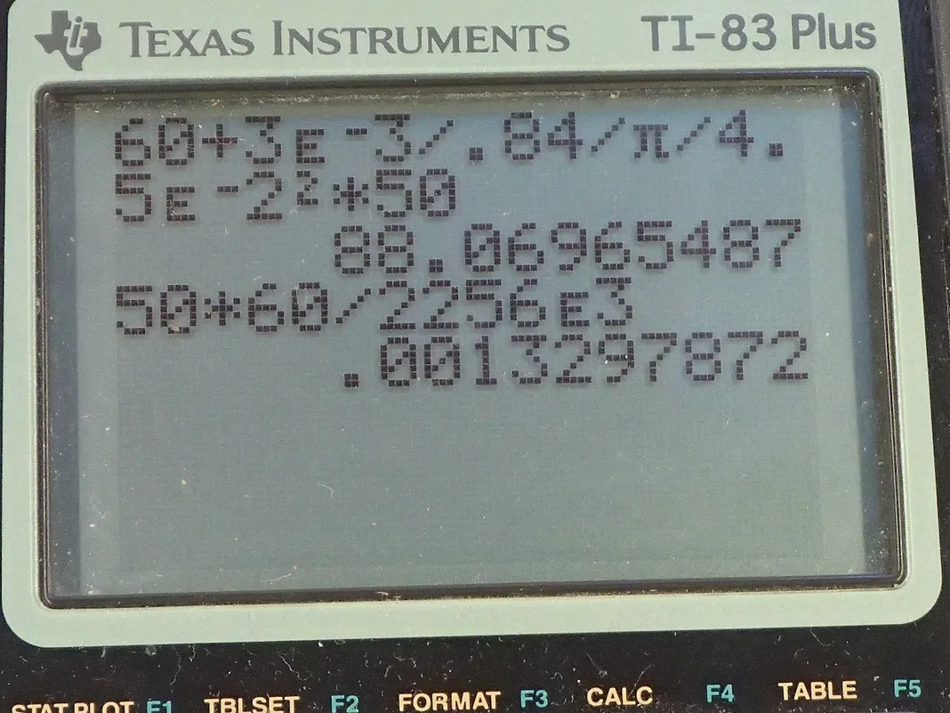 Calculator screenshot