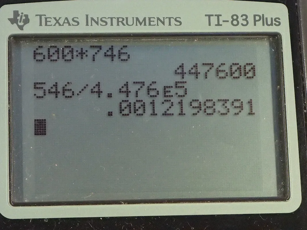 Calculator screenshot