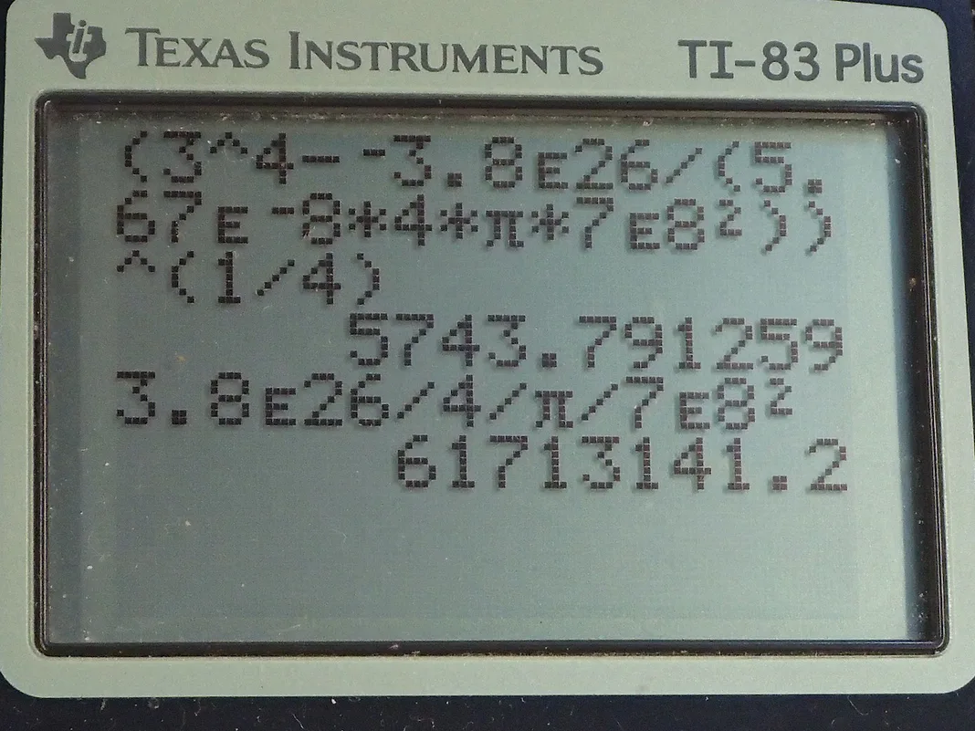 Calculator screenshot