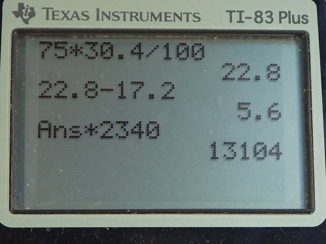 Calculator screenshot