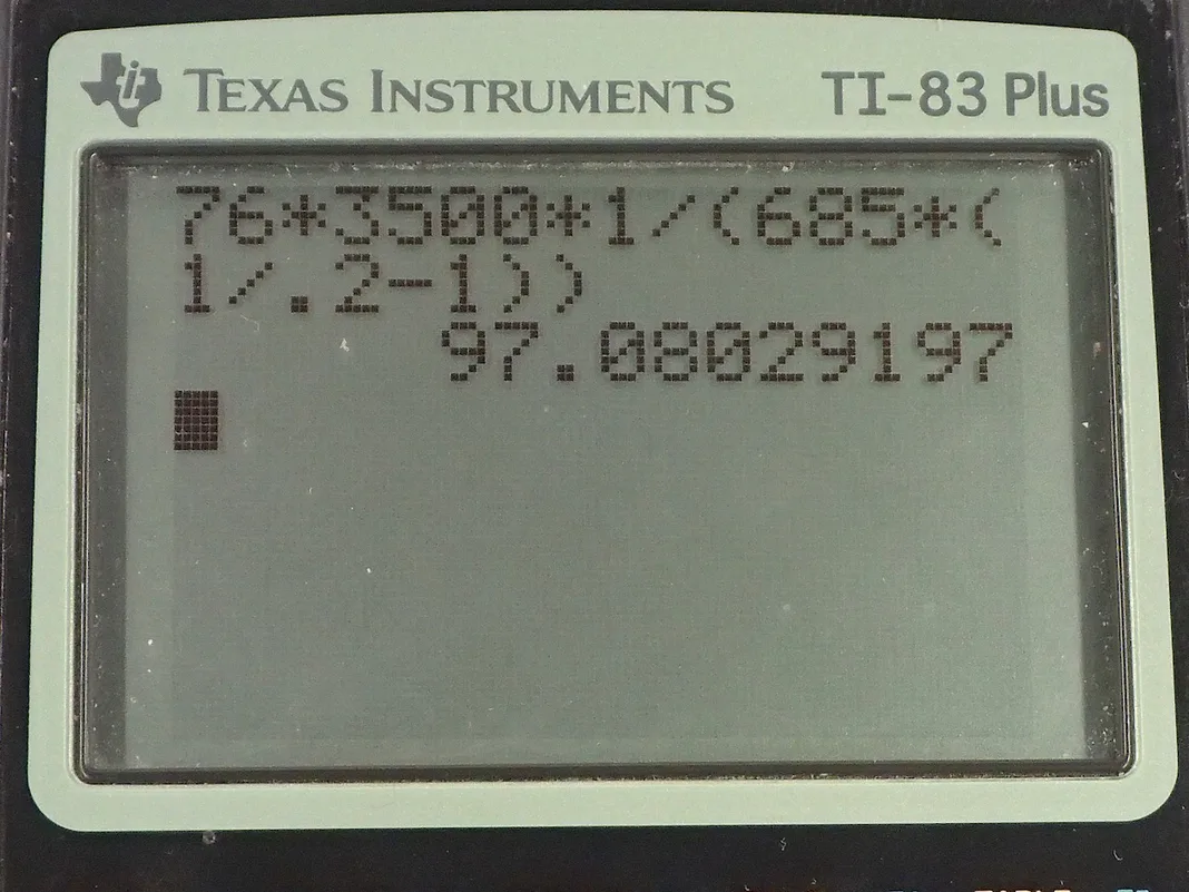 Calculator screenshot