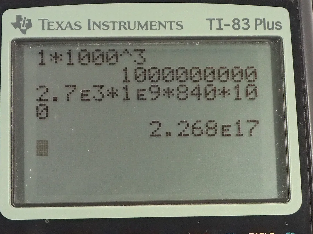 Calculator screenshot