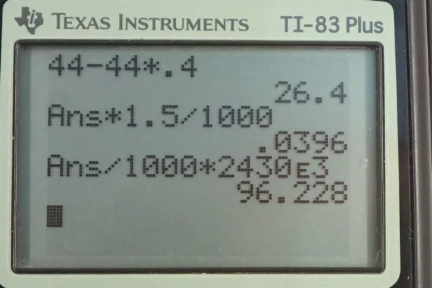 Calculator screenshot