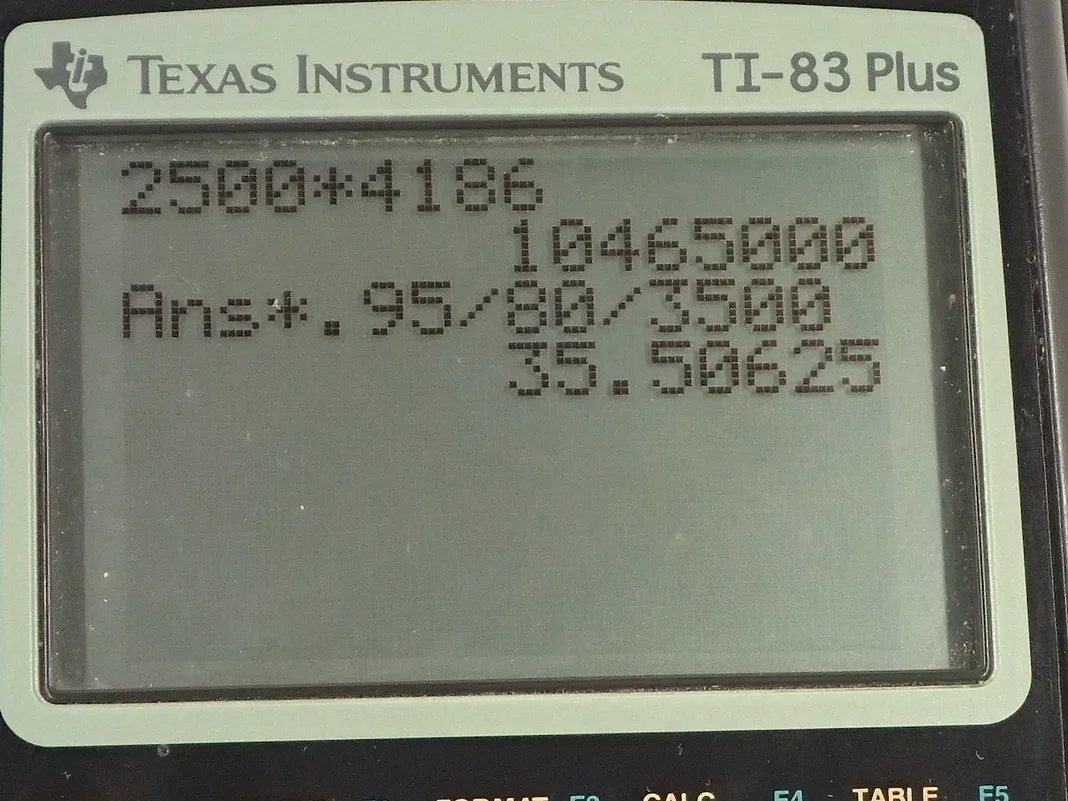 Calculator screenshot