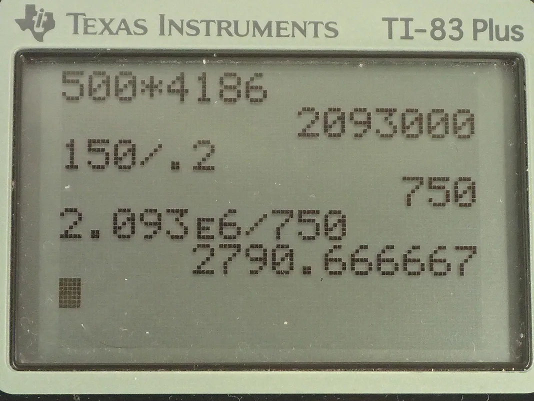 Calculator screenshot