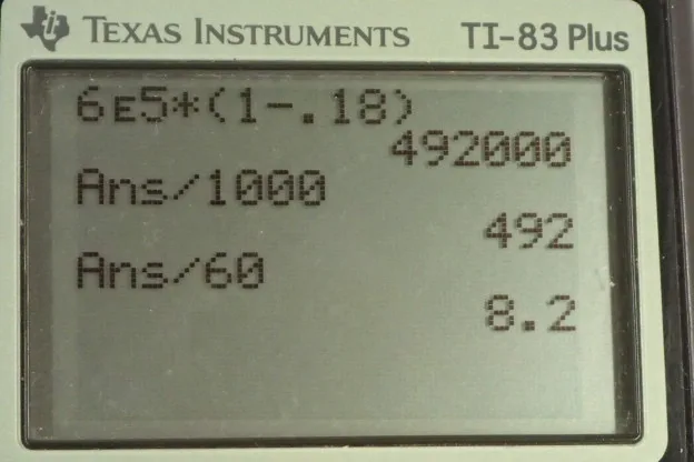 Calculator screenshot