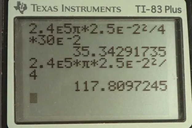 Calculator screenshot
