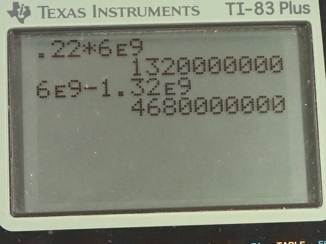 Calculator screenshot