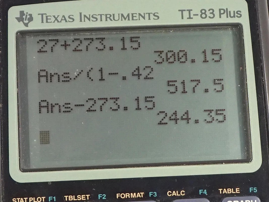 Calculator screenshot