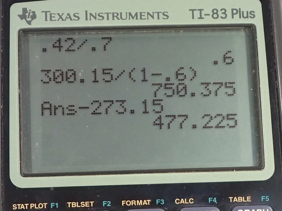 Calculator screenshot