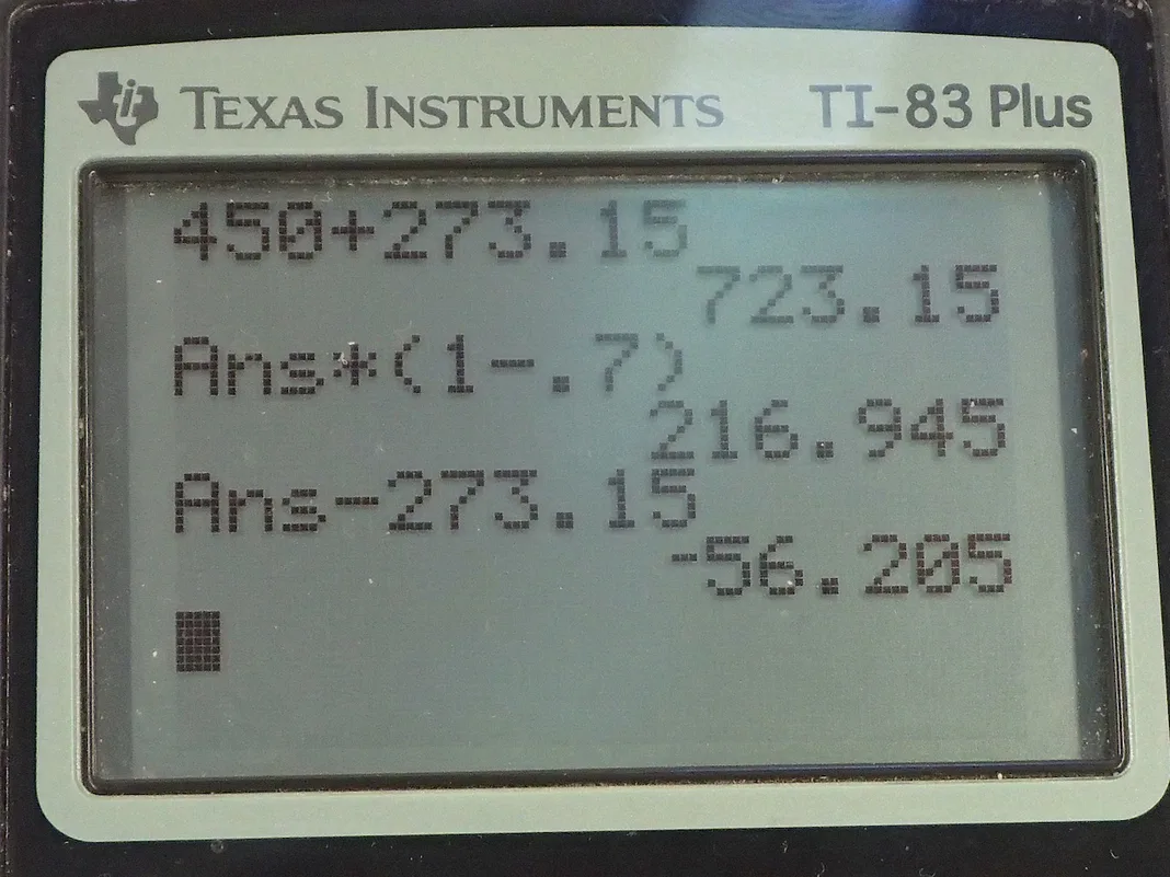 Calculator screenshot