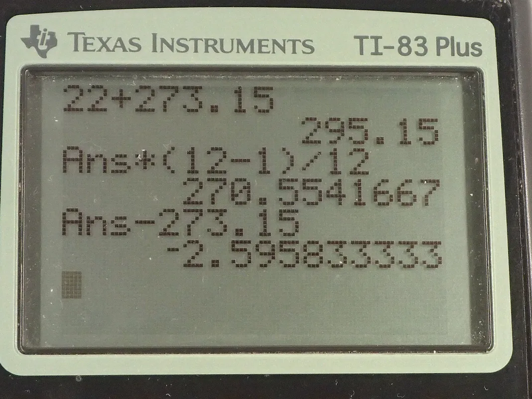 Calculator screenshot