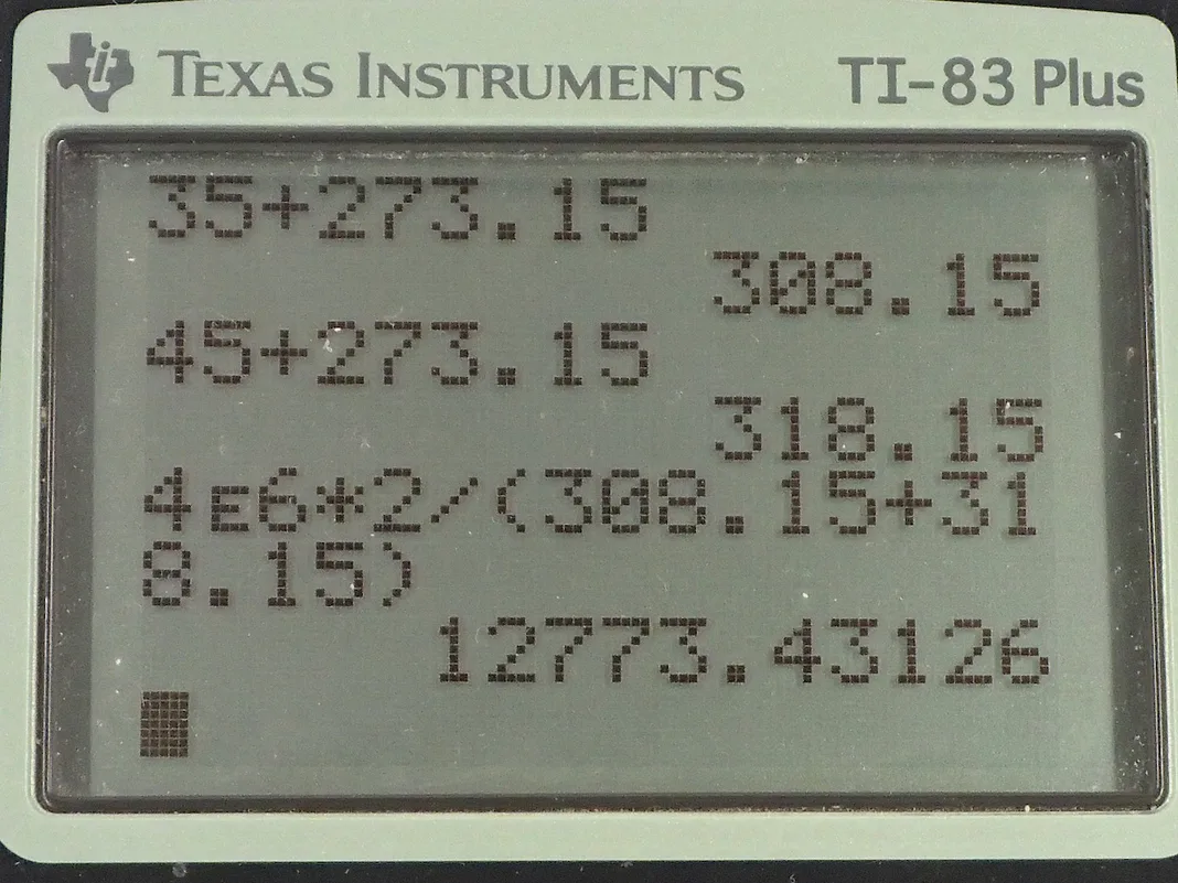 Calculator screenshot
