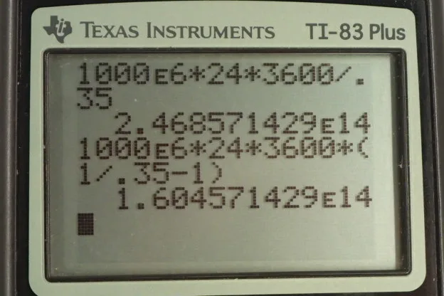 Calculator screenshot