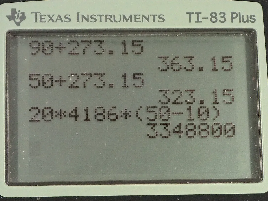 Calculator screenshot