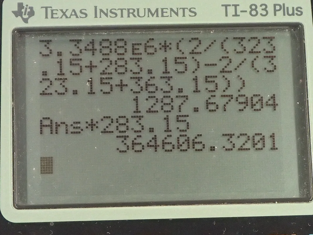 Calculator screenshot