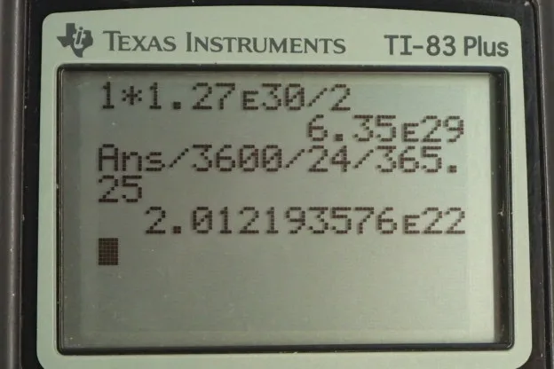 Calculator screenshot