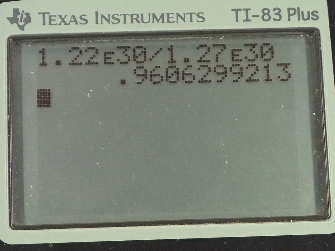 Calculator screenshot