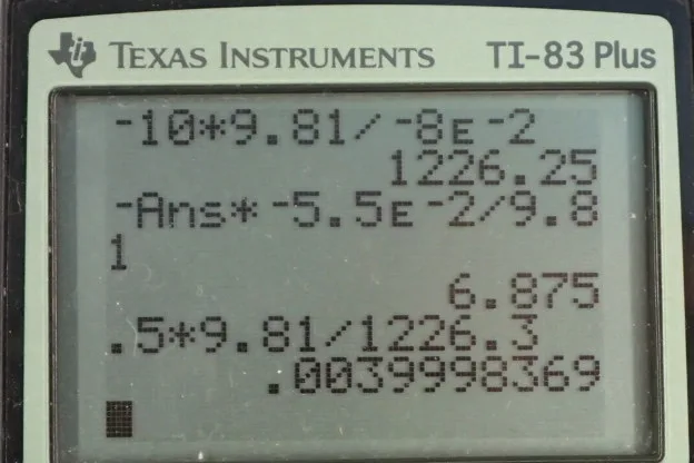 Calculator screenshot