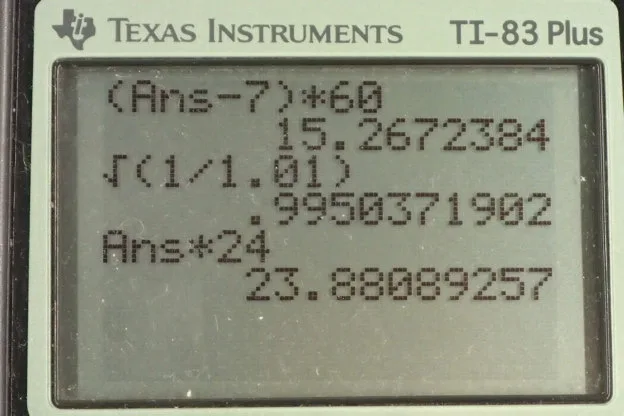 Calculator screenshot