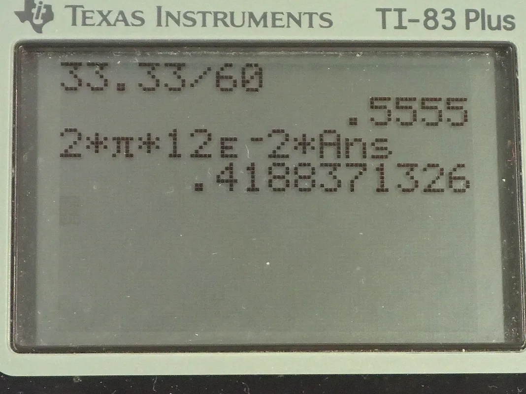 Calculator screenshot
