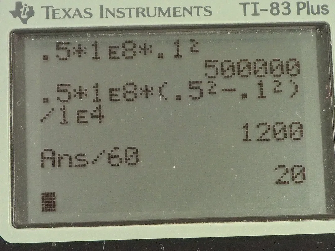 Calculator screenshot