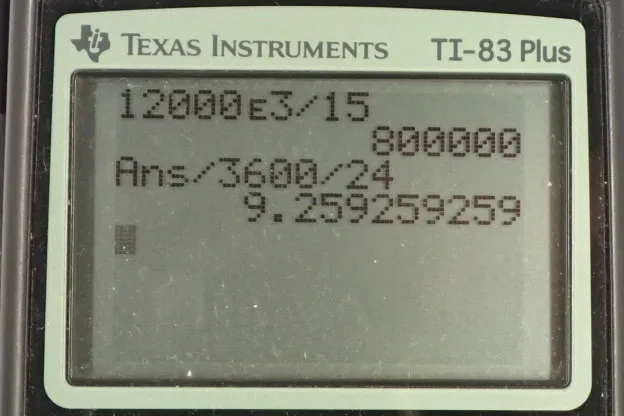 Calculator screenshot