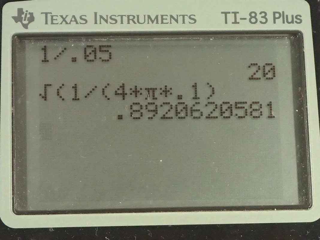 Calculator screenshot