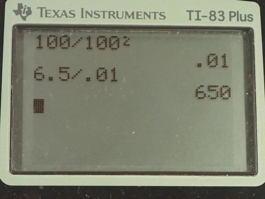 Calculator screenshot