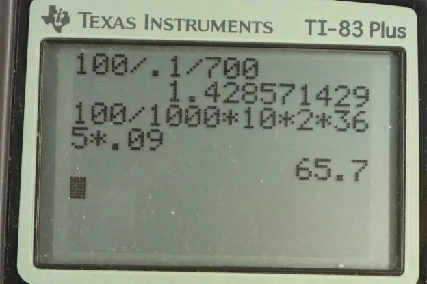 Calculator screenshot