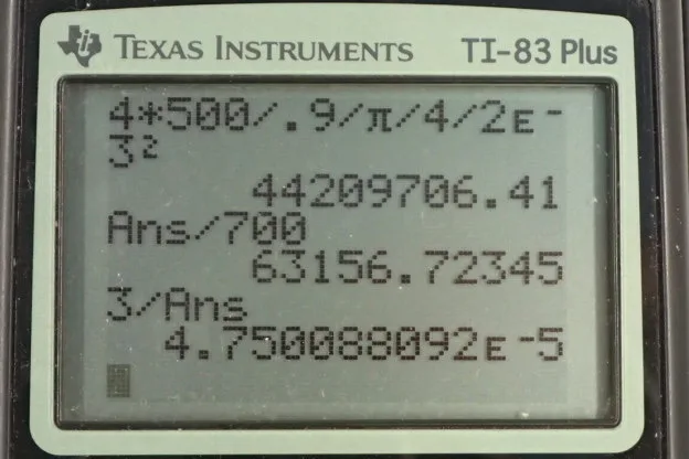 Calculator screenshot