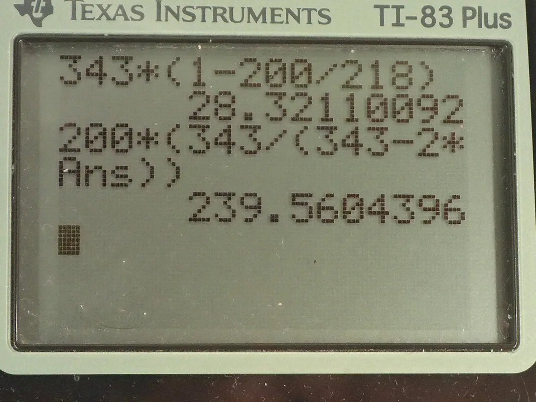 Calculator screenshot