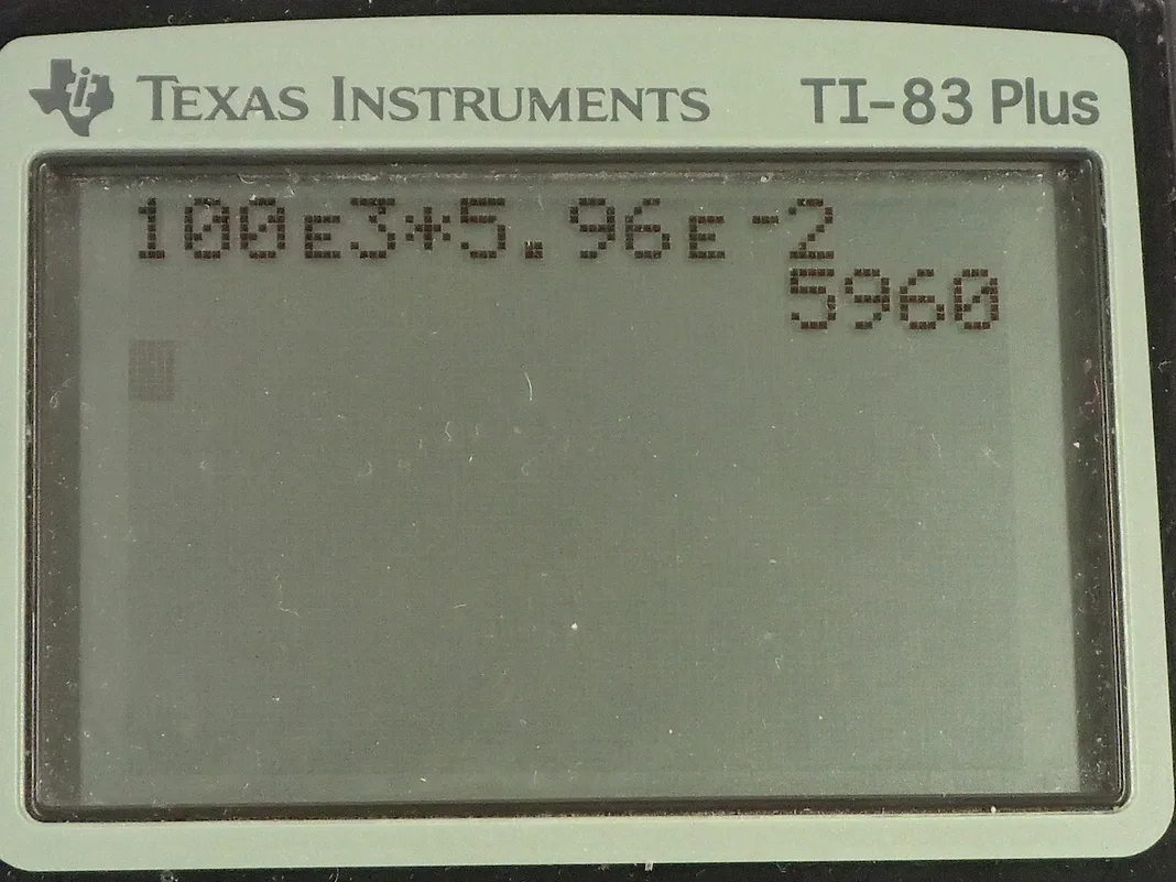 Calculator screenshot