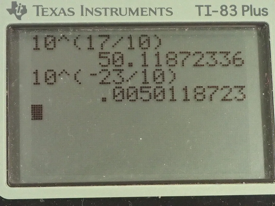 Calculator screenshot