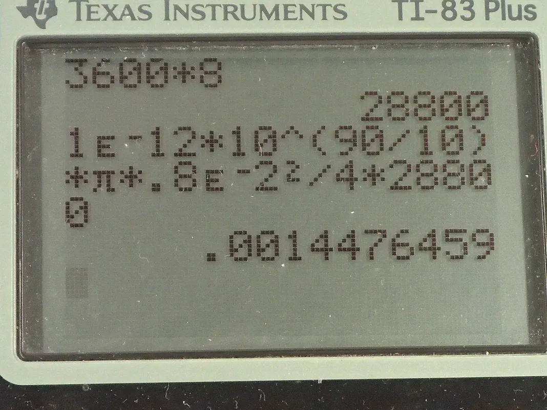 Calculator screenshot