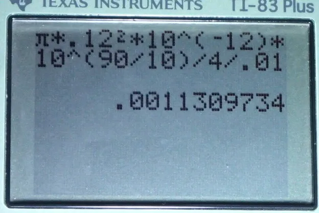 Calculator screenshot